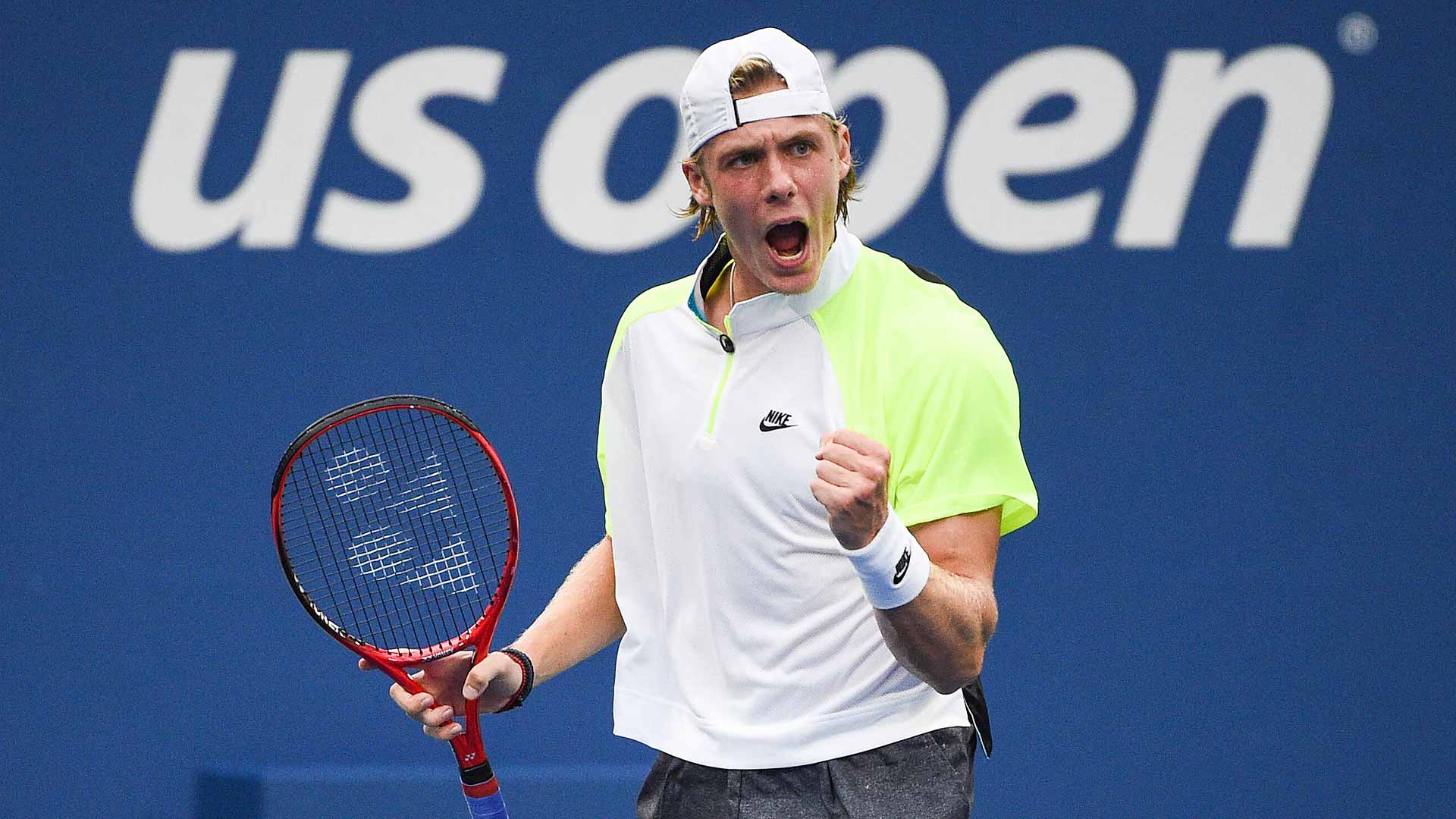 Denis Shapovalov appeared in trouble on Louis Armstrong Stadium Wednesday evening. But the ...